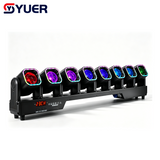 YUER™ LED 8x40W RGBW 4IN1 Beam 8-Heads Moving Head Light With RGB LED Strip DMX512 For Concert Dj Disco Club Wedding Party Decoration Stage Lighting