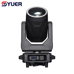 YUER™ 380W Bulb Moving Head Light With Ring Frost Rainbow Focus 2 Prisms Effect DMX512 For DJ Disco Party Bar Club Wedding Stage Effect Lighting