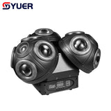 YUER™ 3 Head Beam Moving Head Light 12x10W CREE 4IN1 + RGB laser + 144 pcs 5050RGB lamp beads DMX stage lighting suitable for Dj disco party KTV club indoor light