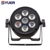 YUER™️ 7X30W RGBW Par light DJ Disco Laser Light Projector Strobe Stage Effect Wedding Xmas Holiday Party Lamp Gift Holiday Bar Club Lights