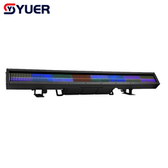YUER™️ IP67 Waterproof 672x0.3W RGB+112x3W White Long Strip Strobe Light Racing Fash Misting Effect ACEM DMX Channel RDM For DJ Disco Party Wedding Dance Floor Music