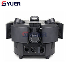 YUER™️ LED 6x10W Zoom Wash LED lumière principale mobile RGBW 4in1 DMX effet de lumière de scène Disco éclairage de scène professionnels mariage 