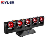 YUER™ 5x80W RGBW + 4x10W Golden Beam Moving Head Light DMX512 Control for DJ Disoc Stage Lighting Show Party Club Park Indoor Bar