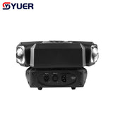 YUER™️ LED 3 Head Beam Strobe Laser Stage Effect Light Disco Rotating Moving Head Light Bar Party Stage Performance DJ Equipment