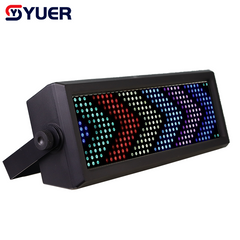 YUER™NEW 432pcs RGB 3IN1 Point Control Strobe Light With APP Control Temperature Control DMX512 For DJ Disco Stage Party Wedding Dance Floor
