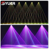 YUER™️ 9X20W LED 4IN1 + 30KPPS 5W 10W full color RGB laser moving head light DMX scanning pattern effect laser projector for DJ disco stage wedding