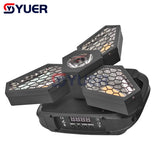 YUER™️ New Mold Mini Infinite Rotation 3x50W LED Retro Flash Light DMX512 DJ Party flashing lights dance club Disco Stage Effect Light