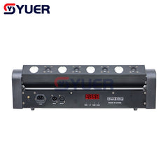 YUER™️ LED 4x5w Amber RED Laser Beam Strobe Flow Line Effect DMX 8/17CH Bars KTV Performing Stage Dance Halls Wedding Washing Lighting