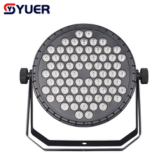 YUER™ 72x3W RGB LED Par Light Fan Control Effect DMX512 Sound Remote Control For DJ Disco Party Bar Club Wedding Stage Effect Lighting