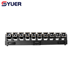 YUER™ 10x40W RGBW 4in1 +240x0.5w White +240x0.5w Gold Swing Moving Head Light Beam Effect DMX512 Sound Control For DJ Disco Party Bar Club Wedding Stage Lighting