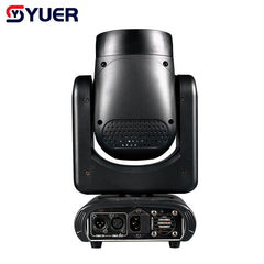 YUER™️ Mini Cabeza Móvil LED 150W Haz+Punto+Efecto Arcoíris+Apertura+18 Prismas Dj Dmx Efecto de Luz para Escenario Disco Dj Bar