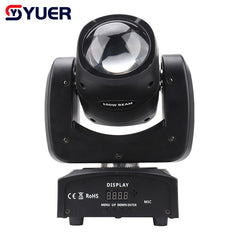 YUER™️ 100W Beam Super Bright Moving Head Light RGBW 4 in1 LED Stage Beam Light DMX for DJ Disco Club Party Lighting Music Activated