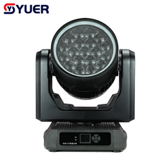YUER™ IP65 Waterproof 19x60W RGBL LED Zoom Moving Head Light With Ring CMY Point Control Bee Eye Effect DMX512 For DJ Disco Party Bar Club Wedding Stage Lighting