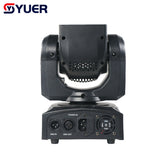 YUER™️ 60W Mini LED Beam With Ring Moving Head Light RGBW 4In1 DMX512 Stage Light Effect Stroboscope For Live Show DJ Nightclub Party