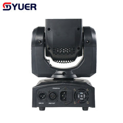 Mini Lyre LED Beam YUER™️ 60W avec anneau RGBW 4-en-1 DMX512 Effet de Lumière de Scène Stroboscope pour Spectacle en Direct DJ Boîte de Nuit Fête