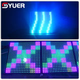 YUER™️ 441 Led Strobe Wash Flash Light 147 Segment RGB Full Color Pixel Lights Flat Strobe Lights Segment Festival DJ Party Night Light