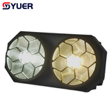 YUER™️Standard Edition 2Eyes 2x100W White+Warm White 2IN1 LED COB Blinder Light Cool and Warm White For DJ Party Stage Effect Lighting