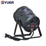 YUER™️ Mini 80W RGBW 4in1 LED Par Light Aluminium Dj DMX512 Beam Wash Strobe Effect Stage Lighting Equipment for Disco DJ Party Bar