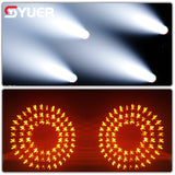YUER™️ NEW Mini 295W Beam Spot Moving Head Light With LED Ring Double Prism Stage Light DMX512 For DJ Disco Wedding Effect