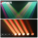 YUER™️ NEW 10x30W RGBW LED Rotating beam Moving Head Light Wall Bar Stage Matrix Dyeing For Disco Dance Floor Bar Party Nightclub DJ