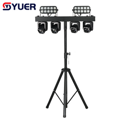 YUER™ 4x40W RGBW 4in1 +20x6W RGB Bar Bracket Light Beam Wash Effect DMX512 Sound Control For DJ Disco Party Bar Club Wedding Stage Lighting