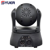 YUER™️ NEW Mold MINI LED 60W RGBW Beam Moving Head Light  DMX512 Stage Light For Home Entertainment Professional Stage Music Party