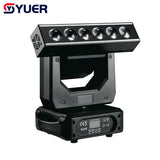 YUER™ NEW 6X20W Beam LED With Strobe Moving Head Light Dj Disco Controller LED Lamp RGBW 4in1 XYZ Moving Head Infinite rotation