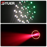 YUER™️ LED 250W Beam Light with Aperture 18 Prism Moving Head Light Club Bar Stage Lighting DMX Control Wedding Party Dj Disco