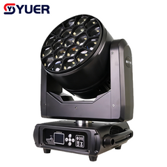 YUER™️LED 19X40W RGBW 4IN1 Bee Eye Moving Head Light Spot+Wash+Zoom+Rotation Effect CTO RMD DMX512 For DJ Disco Party Bar Club Wedding