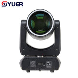 YUER™️ Mini 200W LED Moving Head Light Beam Spot 18 Rotating Prisms With Ring Dj Dmx Stage Light Effect Light Disco Dj Bar Wedding Club