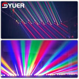 YUER™ 5x40W RGBW + 6x20W white Super Beam Strobe Moving Head Light DMX512 16CH Music Control For DJ Disoc Stage Lighting Show Party Club Park Indoor Bar