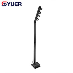 YUER™️ 4X10W LED White Lighting Mast with Manual Focus DMX512 APP Remote Control Suitable for Stage Performance Conference Wedding Party