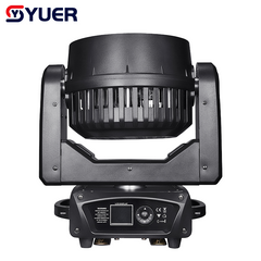 YUER™ 19x40W Bee Eye Moving Head Light With Ring Wash Effect DMX512 Sound Control For DJ Disco Wedding Event Party Bar Club