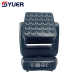 YUER™️ 25X12W RGBW LED Matrix Wall Wash Moving Head light DMX512 DJ Disco Party Club Show Professional Stage Effect Lights