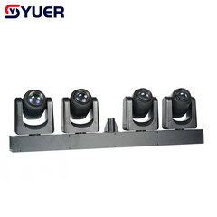 YUER™ 4x120W LED + 48pcs LED Moving Head Bracket Light Beam Rainbow Frost 18 Prisms Effect DMX512 Sound Control For DJ Disco Party Bar Club Wedding Stage Effect Lighting