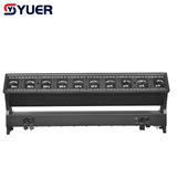YUER™️ Waterproof IP65 10X60W RGBW 4IN1 LED Moving Head Beam Light With 96 Golden Light +96 Cold Light+96 RGB Strobe Effect DMX512 For Disco Dance Floor Bar Party Nightclub