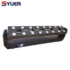 YUER™️ Barre lumineuse à effet de balayage d'animation laser RVB 3 en 1 à 5 têtes 16 x 5 W LED Ambre Lavage à tête mobile DMX512 DJ Disco Éclairage de scène 