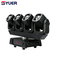 YUER™ 4x40W RGBW 4in1 4 Head Moving Head Light With Ring Beam Effect DMX Sound Control For DJ Disco Wedding Event Party Bar Club