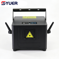 YUER™️ 3W 5W 6W RGB Animaiton Laser Light With Bluetooth APP Control Pattern Stage Lights DMX512 16CH For DJ Disco Wedding Bar Stage Effect