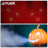 YUER™️ 600W LED Pumpkin Smoke Machine Fog Machine With Lights Remote Stage Spray Equipment For Halloween Decor Haunted House Party