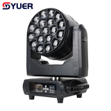 YUER™️LED Standard Edition 19X40W RGBW 4IN1 Moving Head Light Spot+Wash+Zoom+Rotation Effect For DJ Disco Party Bar Club Wedding
