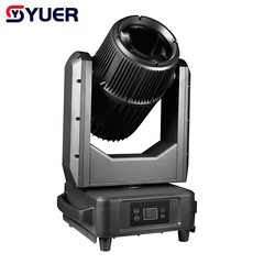YUER™️ Lyre à tête mobile étanche IP66 en fonte d'aluminium 380 W BEAM, 8+16+24 prismes en nid d'abeille +16 doubles prismes +arc-en-ciel +effet d'atomisation DMX512 pour éclairage de scène, effets lumineux, discothèque, DJ, bar