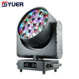 YUER™️Waterproof IP66 LED 19X80W RGBW 4IN1 Bee Eye Moving Head Light Beam Wash Zoom FX DMX512 For Party Disco Club Light DJ