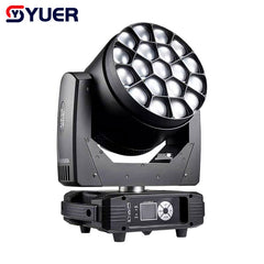 YUER™️ Copy Claypaky K10 19x15W Bee Eye RGBW LED Wash with Zoom Beam Moving Head Lighting DMX512 For DJ Disco Bar Party Nightclub Stage Light