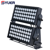 YUER™️ Waterproof IP65 88X10W RGBW 4in1 LED Double-layer floodlight DMX512 Stage Light Party Wedding DJ Disco