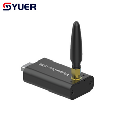 Transmisor DMX inalámbrico con interfaz USB YUER™ incluye software Freestyler para cualquier modelo de iluminación DMX512 para escenarios, luz Par, cabeza móvil, luz Beam