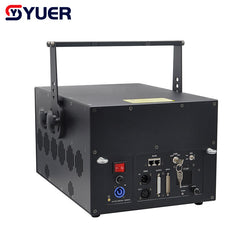 YUER™️ Nuevo Profesional 40K 30W RGB Animación Luz Láser DMX ILDA Navidad DJ Disco Club Bar Fiesta Bola Espectáculo de Luz Proyector de Efectos 