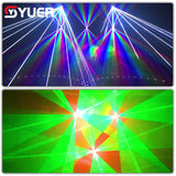 YUER™ Full Color 8W 40KPPS ILDA Scanner Laser Show RGB Projector DMX512 Party Lights Decoration Nightclub Disco Xmas DJ Disco