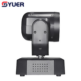 YUER™️NEW Mini LED 2X3W Red+2X3W Green+2X3W Blue Bee Eye Moving Head Light With Ring DMX512 For DJ Disco Stage Party Wedding Dance Floor