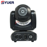 YUER™️ 60W Pattern Bee Eye Beam Dyeing Moving Head Light DMX512 16/18CH Voice Control DJ Disco Stage Wedding Party Bar Club